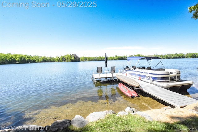 841 Hurley Dr, Howell, MI 48843 - dock featuring a water view