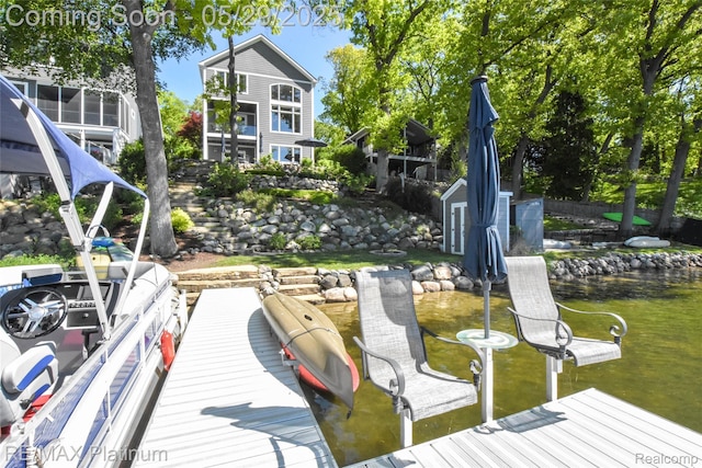 841 Hurley Dr, Howell, MI 48843 - view of dock
