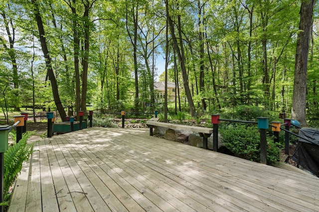 4943 Canyon Oaks Dr, Brighton, MI 48114 - view of wooden terrace