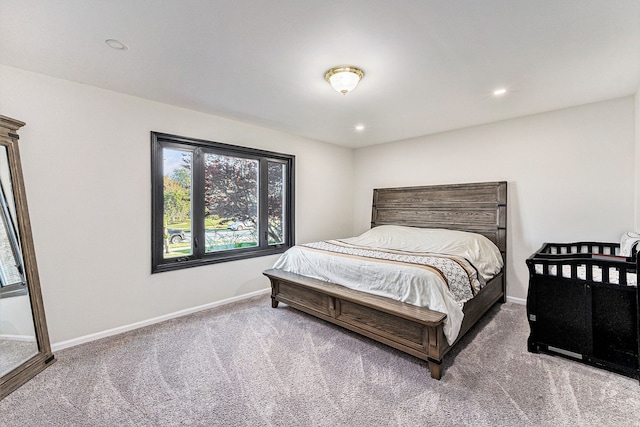 16511 Trailway Dr, Macomb, MI 48042 - bedroom with carpet flooring, baseboards, and recessed lighting