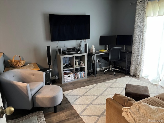 4564 Wildwood Rd, Alger, MI 48610 - home office with wood finished floors