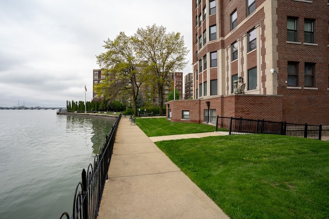 8162 E Jefferson Ave Unit 16A, Detroit, MI 48214 - view of property's community featuring a water view