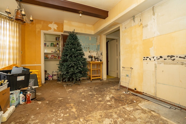 8162 E Jefferson Ave Unit 16A, Detroit, MI 48214 - misc room with a chandelier