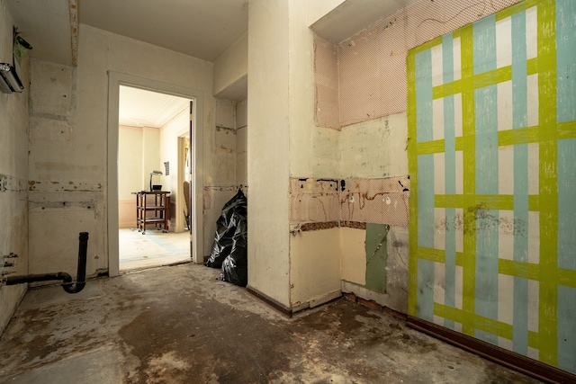 8162 E Jefferson Ave Unit 16A, Detroit, MI 48214 - bathroom featuring concrete flooring