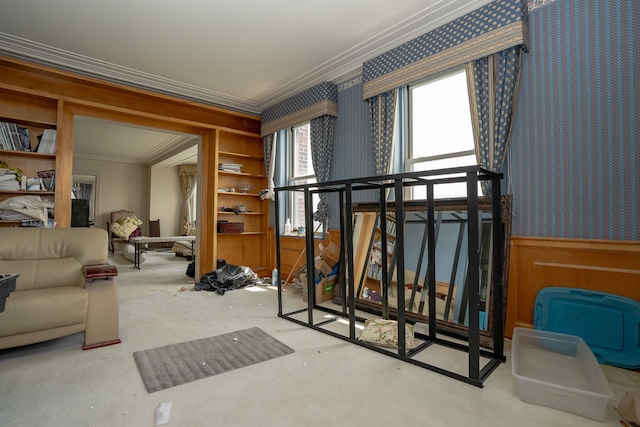 8162 E Jefferson Ave Unit 16A, Detroit, MI 48214 - interior space featuring crown molding