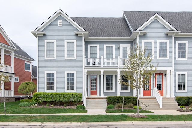 438 Filmore St, Canton, MI 48188 - view of front of home featuring a balcony