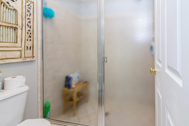 438 Filmore St, Canton, MI 48188 - bathroom featuring toilet and a shower stall