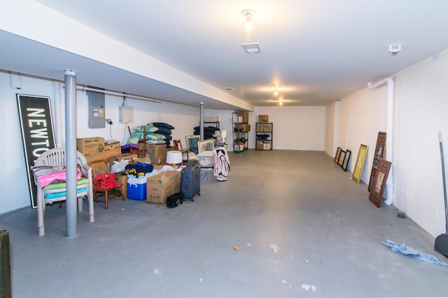 438 Filmore St, Canton, MI 48188 - below grade area with electric panel