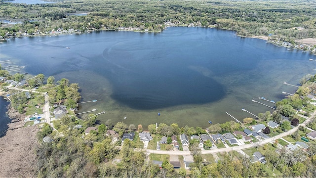 8570 Riverside Dr, Brighton, MI 48116 - view of property location featuring a nearby body of water and nearby suburban area