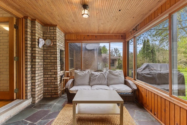 sunroom featuring plenty of natural light