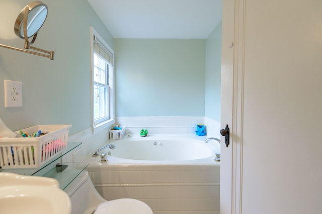 2847 N Custer Rd, Monroe, MI 48162 - bathroom with a bath and toilet