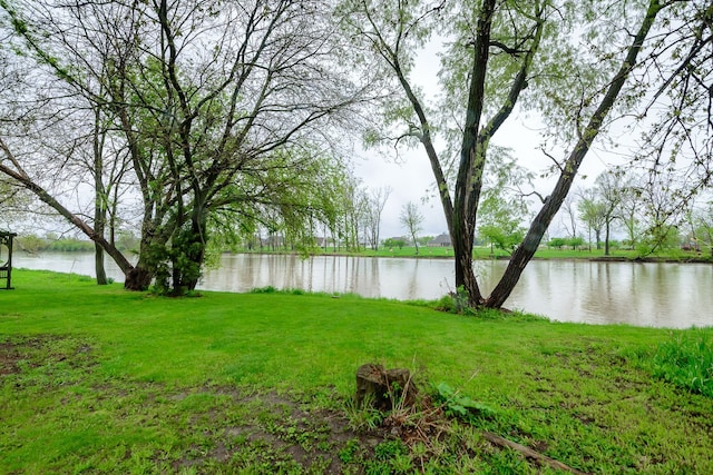 2847 N Custer Rd, Monroe, MI 48162 - view of green lawn featuring a water view