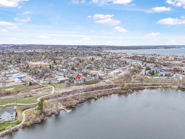view of property location featuring a nearby body of water