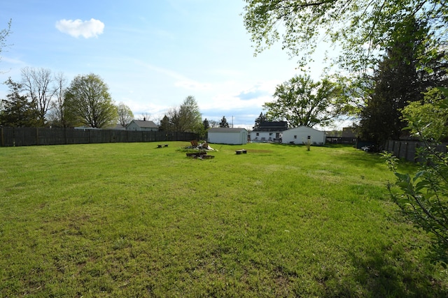 56193 Murray St, Mattawan, MI 49071 - view of yard with a fenced backyard