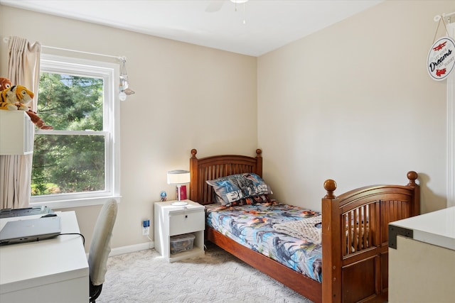 11389 Gold Arbor Rd, Plymouth, MI 48170 - bedroom featuring carpet floors, a ceiling fan, and baseboards