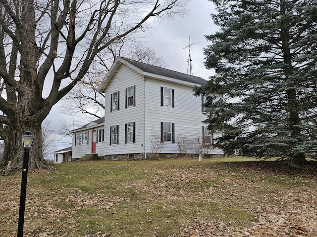 view of traditional home