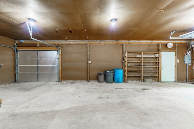 4217 Phillips Rd, Metamora, MI 48455 - garage featuring electric panel