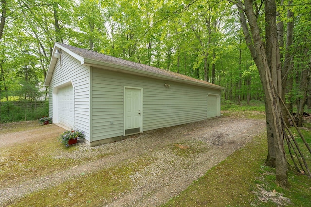 4217 Phillips Rd, Metamora, MI 48455 - view of detached garage