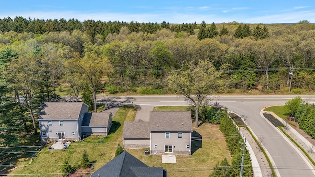 4125 Newton Rd, Commerce Twp, MI 48390 - aerial view of a heavily wooded area