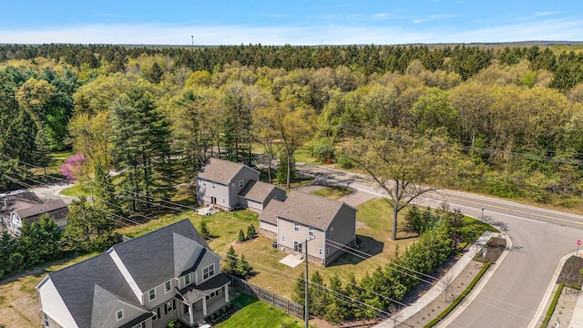 4125 Newton Rd, Commerce Twp, MI 48390 - bird's eye view of a forest