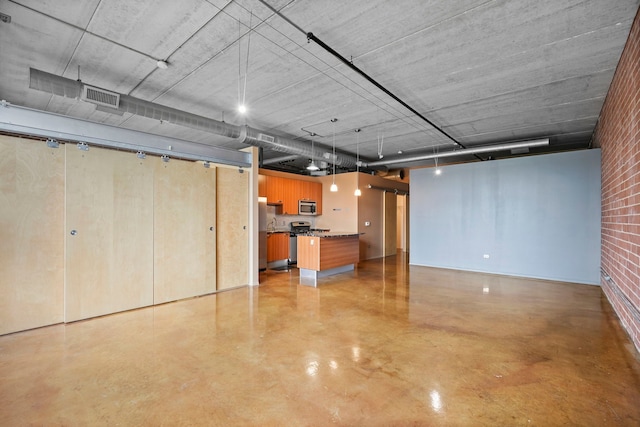view of basement