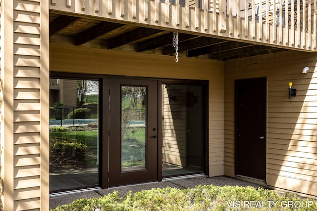 view of entrance to property