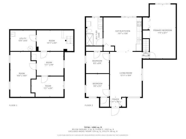 91 S Josephine Ave, Waterford, MI 48328 - floor plan / room layout