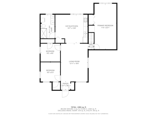 91 S Josephine Ave, Waterford, MI 48328 - floor plan / room layout