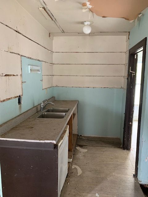 kitchen with a sink