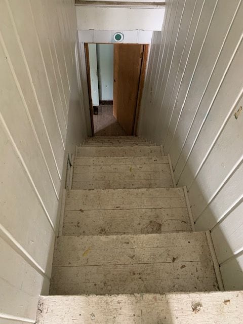 view of stairs