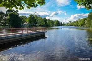 6171 S Main St, Clarkston, MI 48346 - water view featuring a boat dock