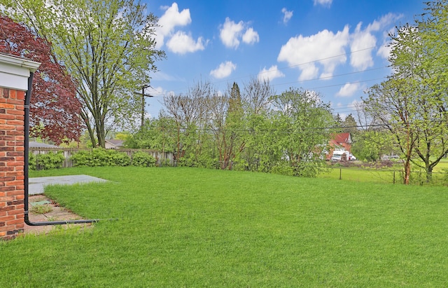 view of yard