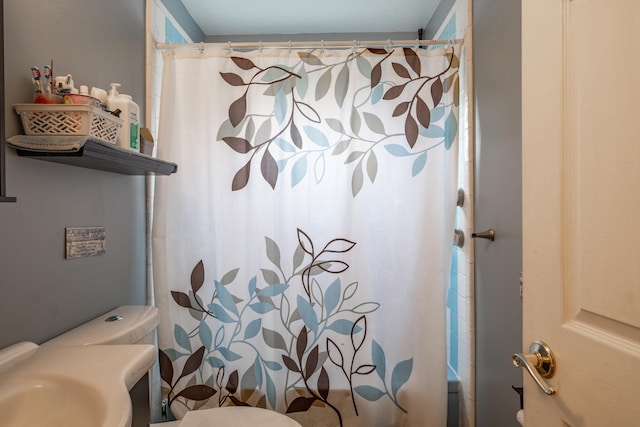 bathroom with toilet