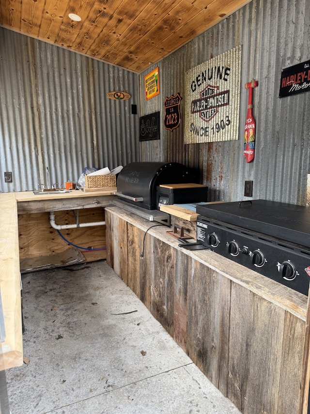 4212 4th St, Brown City, MI 48416 - view of patio / terrace featuring grilling area