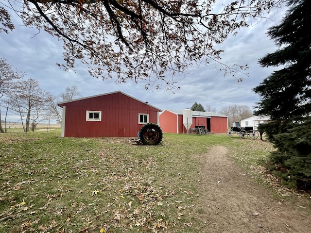 5671 Blair Rd, Reading, MI 49274 - view of yard featuring a pole building and an outdoor structure