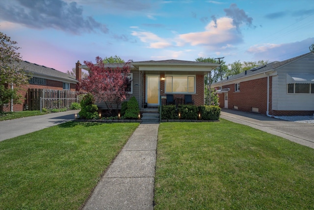view of front facade with a porch and brick siding