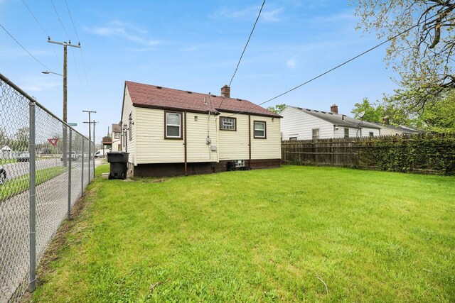 view of rear view of property