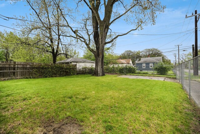 view of yard