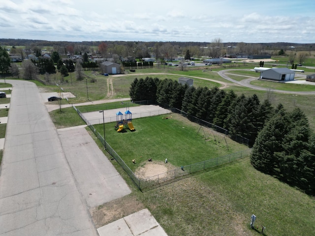 drone / aerial view