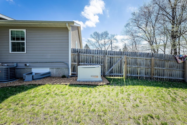 9379 Cook St, Montague, MI 49437 - view of yard with central AC