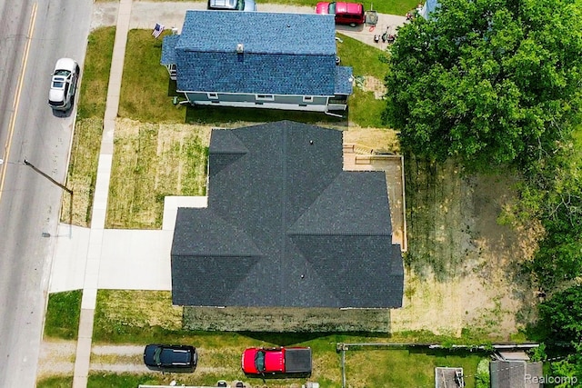 26015 E Huron River Dr, Flat Rock, MI 48134 - view from above of property