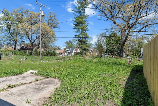 view of yard