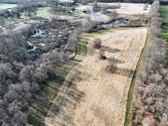 11840 Schreiner Rd, Bellevue, MI 49021 - birds eye view of property with a rural view