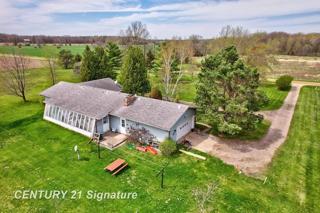 drone / aerial view