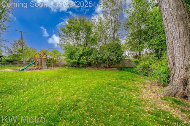 1930 N Wilson Ave, Royal Oak, MI 48073 - view of yard with a playground