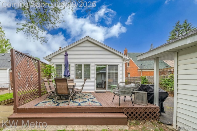 1930 N Wilson Ave, Royal Oak, MI 48073 - deck with outdoor dining area