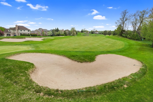 2435 Ivy Hill Dr, Commerce Twp, MI 48382 - surrounding community with view of golf course and a lawn