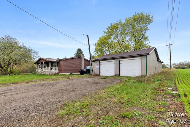16617 W Stanton Rd, Pierson, MI 49339 - view of detached garage