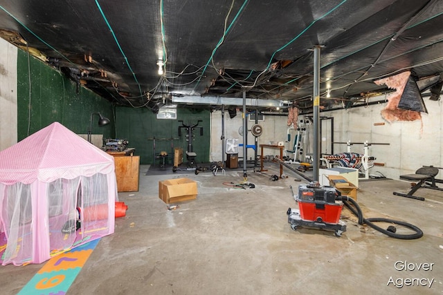 16617 W Stanton Rd, Pierson, MI 49339 - view of unfinished below grade area