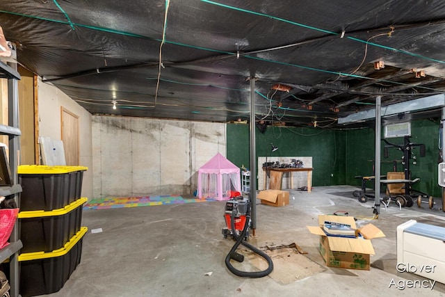 16617 W Stanton Rd, Pierson, MI 49339 - view of unfinished below grade area